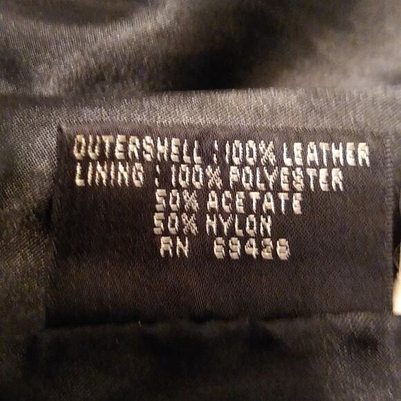 Ms Maxima women's size medium black leather jacket. - Picture 10 of 11